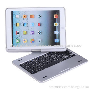 Bluetooth Keyboard with 360° Rotatable and Swivel Stand Case for iPad Air